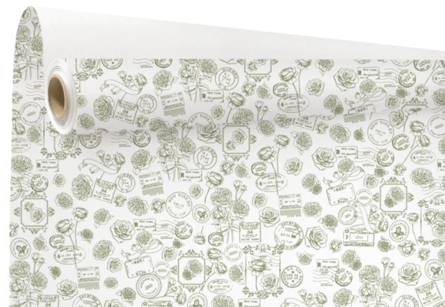 Picture of Kraft Paper White Rose 79cm x 40m